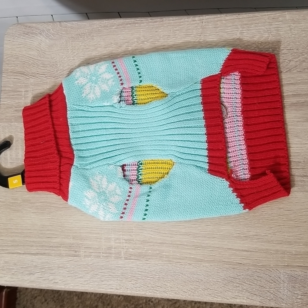 MERRY Makings Dog Gingerbread Man Christmas Sweater Size Small - Picture 4 of 6